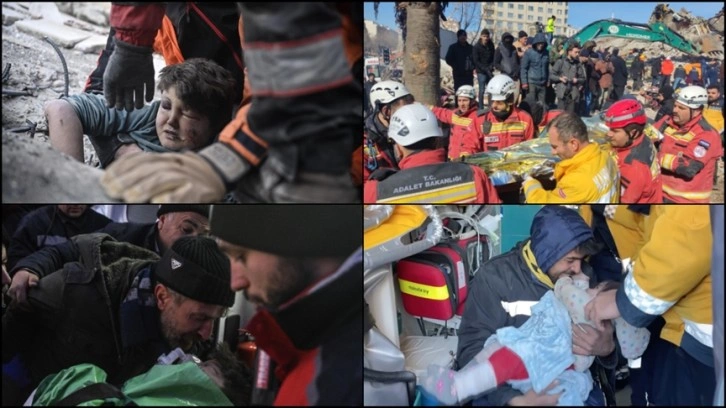 Arama kurtarma ekipleri hayat kurtarmak için zamanla yarışıyor