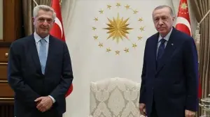 Cumhurbaşkanı Erdoğan BM Mülteciler Yüksek Komiseri Grandi'yi kabul etti