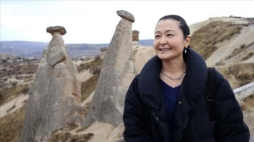 Kapadokya'nın Japon gelini 18 yıldır turizme katkı sunuyor