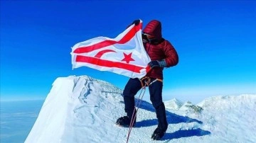KKTC'li dağcı Uzun: Antarktika'da KKTC bayrağını dalgalandırmam ambargolara bir cevaptı