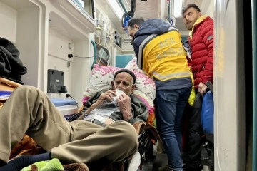 Sağlık ekipleri 65 yaşındaki hasta için seferber oldu