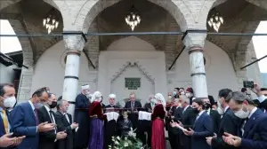 Saraybosna'daki Başçarşı Camisi, Cumhurbaşkanı Erdoğan'ın katıldığı törenle yeniden ibadet